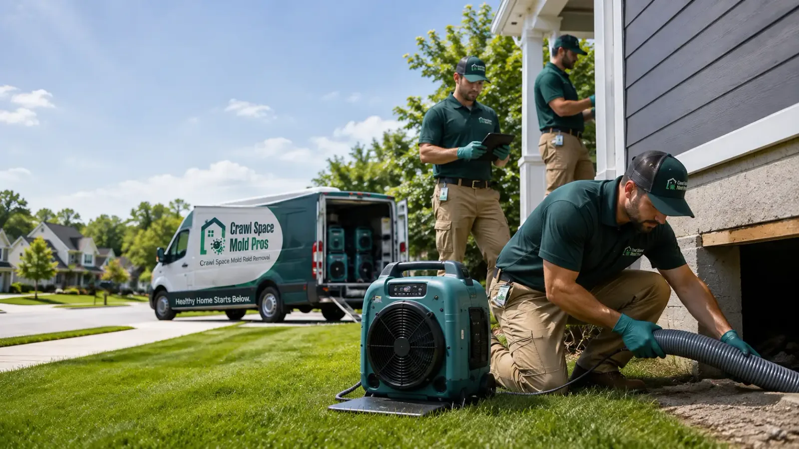 Crawl Space Mold Removal in Union City, CA